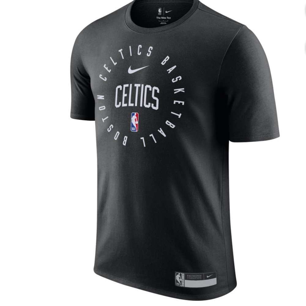 Nike Boston Celtics Black Dri-Fit T-Shirt